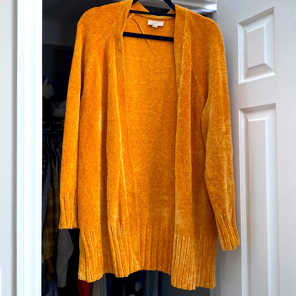 Loft Outlet Chenille Cardigan